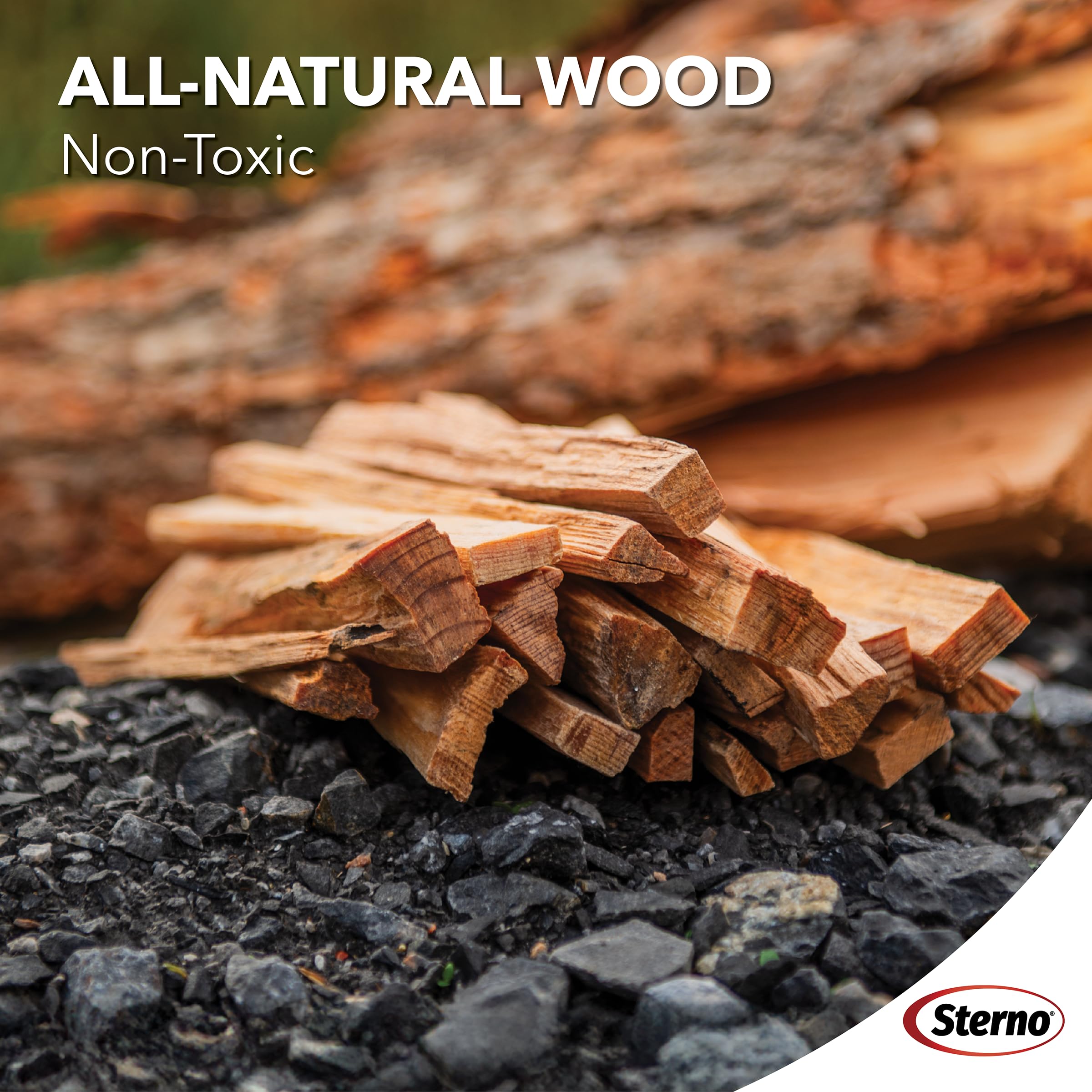 Indoor fireplace use Sterno Fatwood sticks