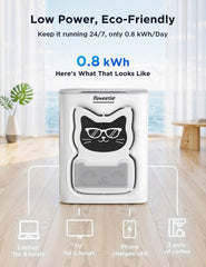 Faveetie Pet Air Purifier sleep mode indicator