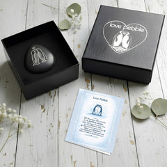 Will you marry me penguin pebble proposal image