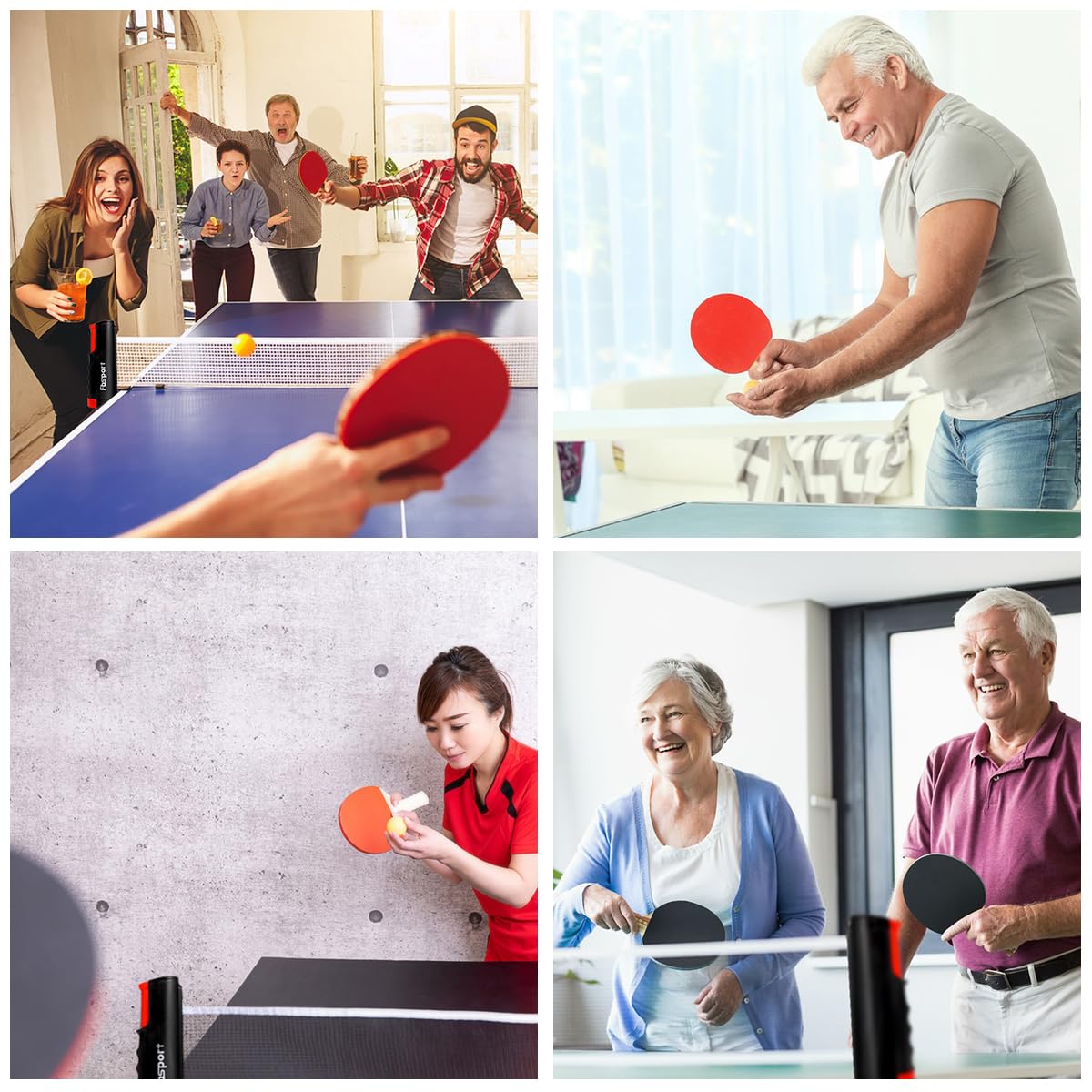 Indoor and outdoor use table tennis kit by FBSPORT