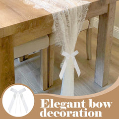 fcklvmc lace table runner embroidery white floral detail