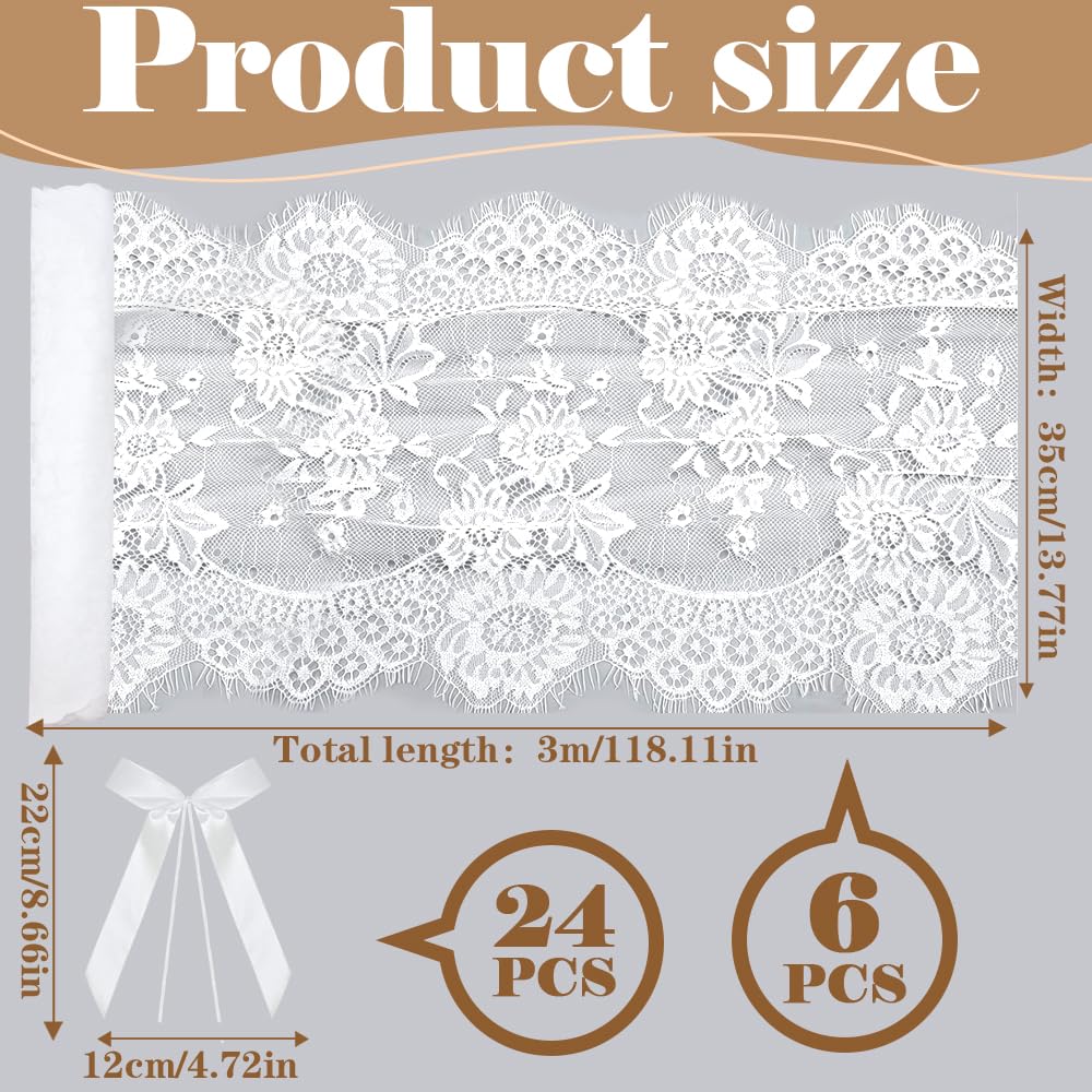 fcklvmc white lace table runner dresser top decor