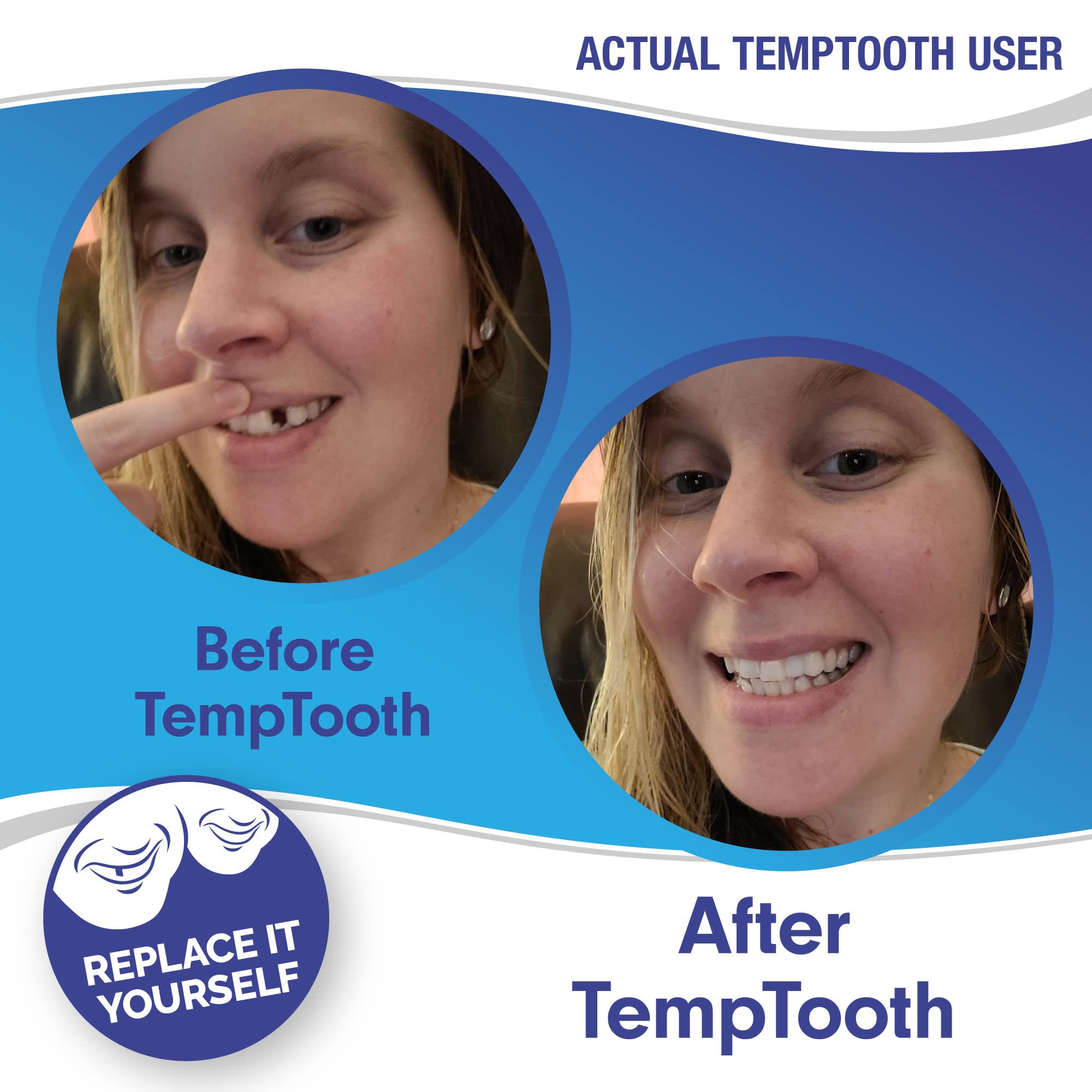 FDA approved material used in Temptooth kit