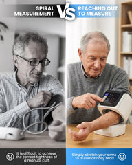 FDA-cleared home blood pressure monitor for daily tracking