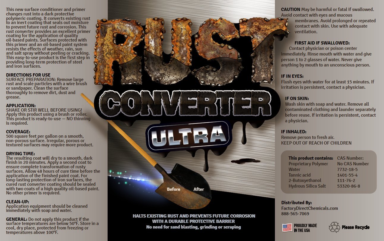 Brush application of FDC Rust Converter Ultra