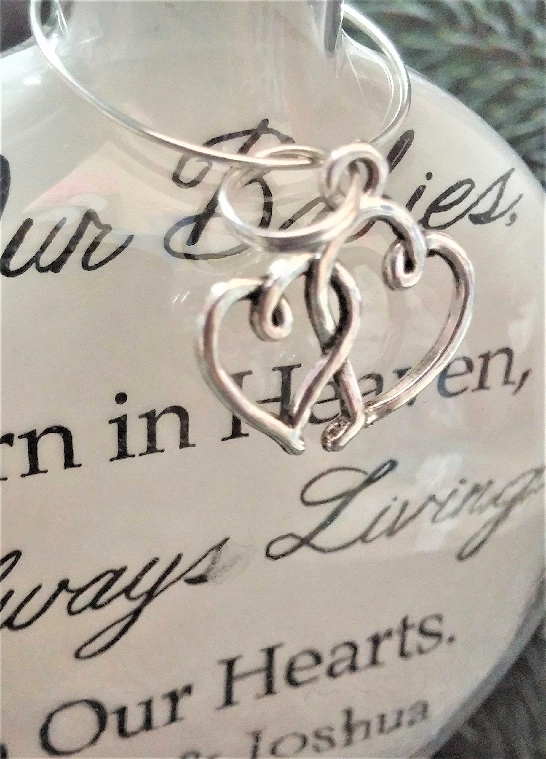 Name personalization for Our Babies Born in Heaven memorial ornament
