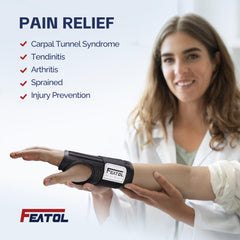 FEATOL breathable air mesh wrist brace product image