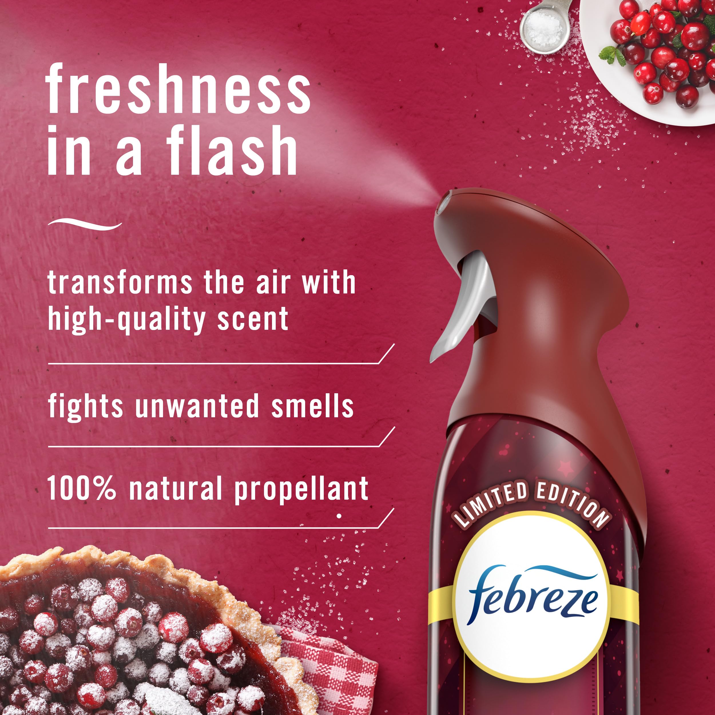 Cranberry Crumble scent room spray by Febreze