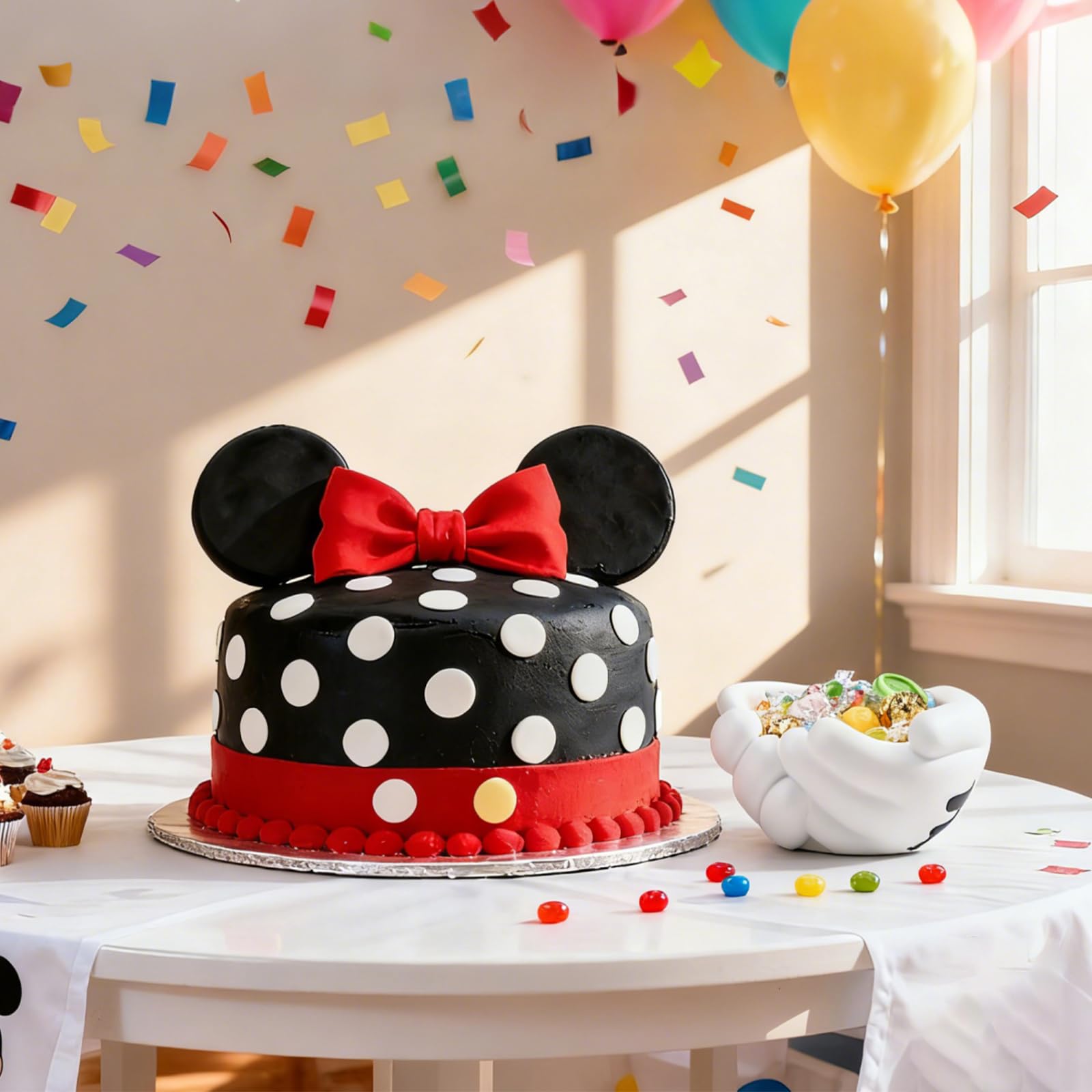 Candy bowl hand design gift option for cartoon lovers
