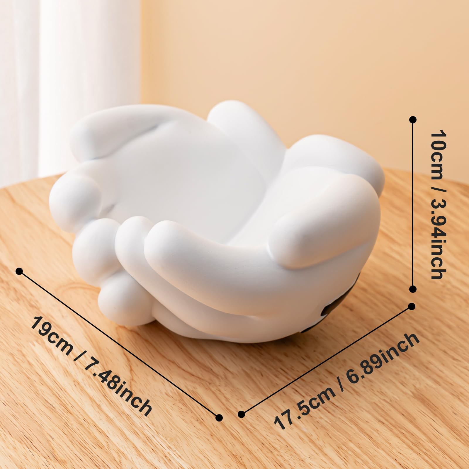 FelyHos resin storage organizer for candies keys cosmetics