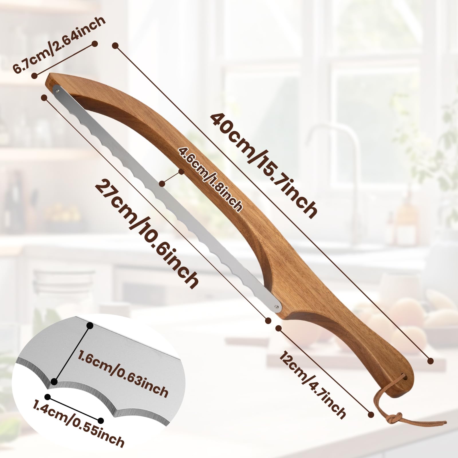 All-Inclusive Accessory Kit includes bread bow knife spare blade and guards