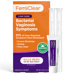 FemiClear BV symptoms ointment 0.5oz tube with two applicators