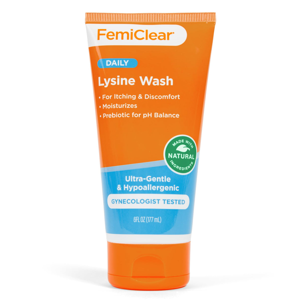 FemiClear Daily Lysine Feminine Wash bottle 6 fl oz