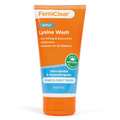 FemiClear Daily Lysine Feminine Wash bottle 6 fl oz