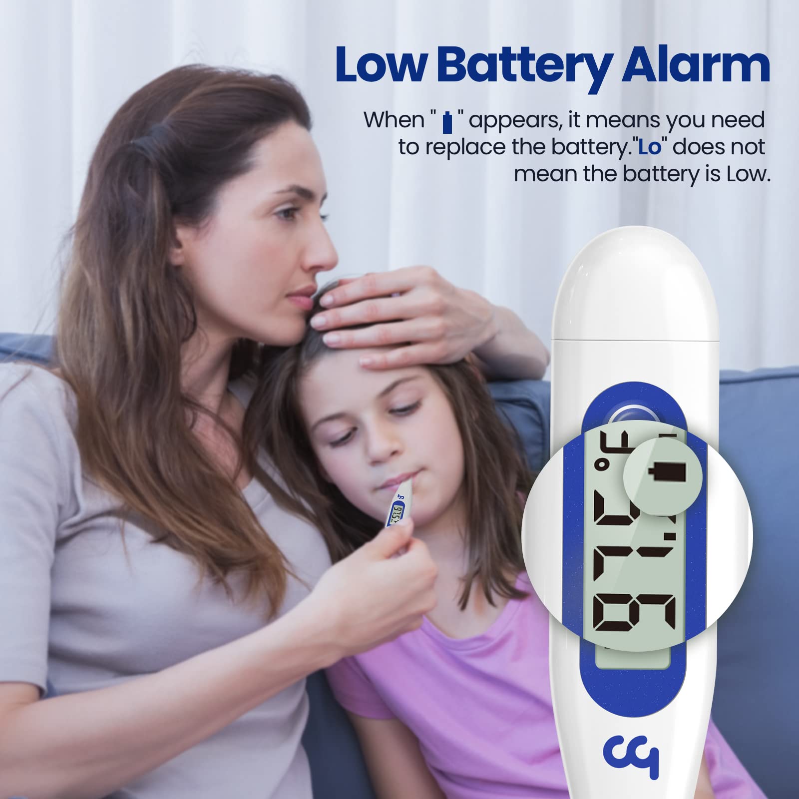 Thermometer used by adults and kids for temperature checks