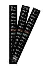 Fermentation adhesive strip thermometer in 3 pack