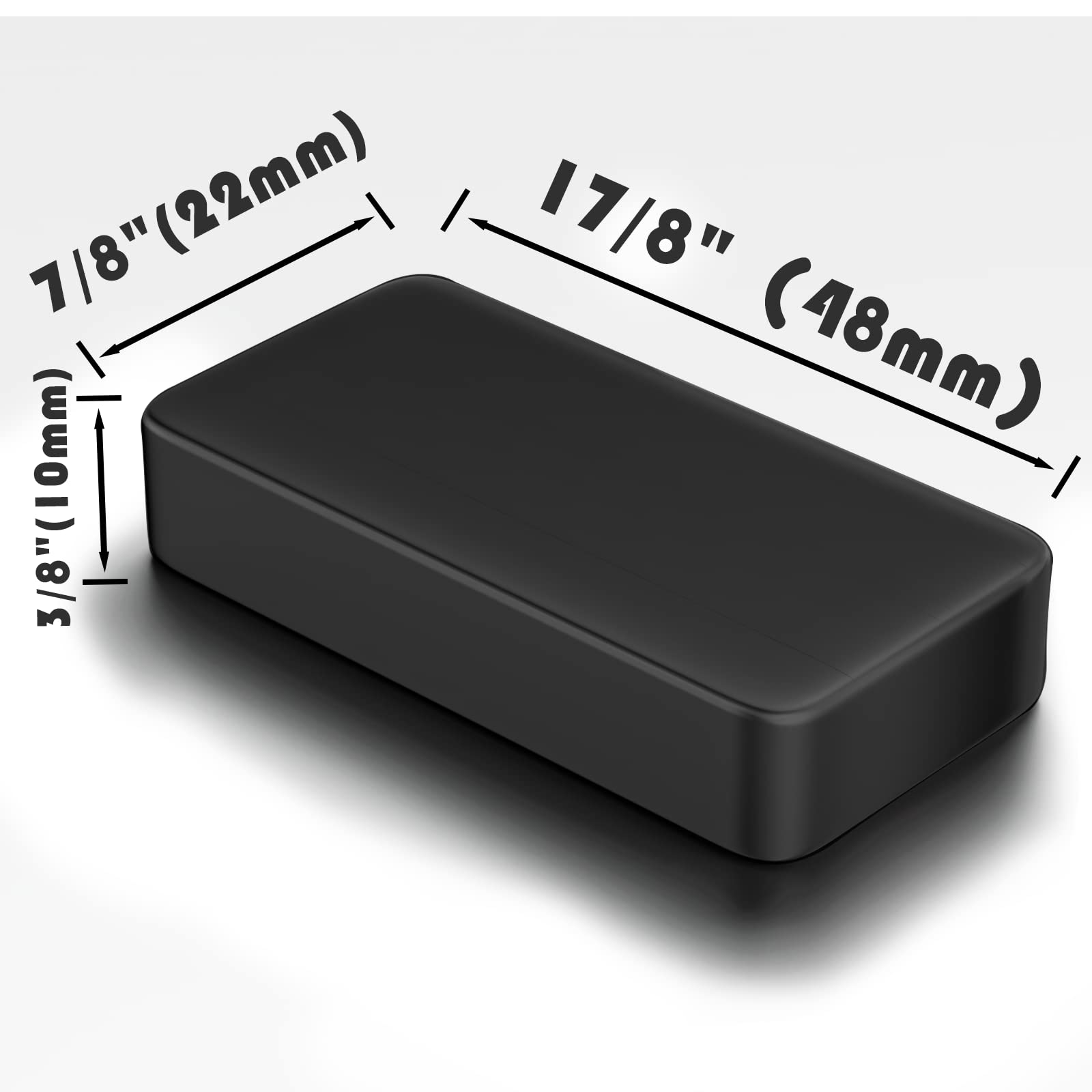 Rectangular Grade 8 ceramic magnets BY JMY in a pack