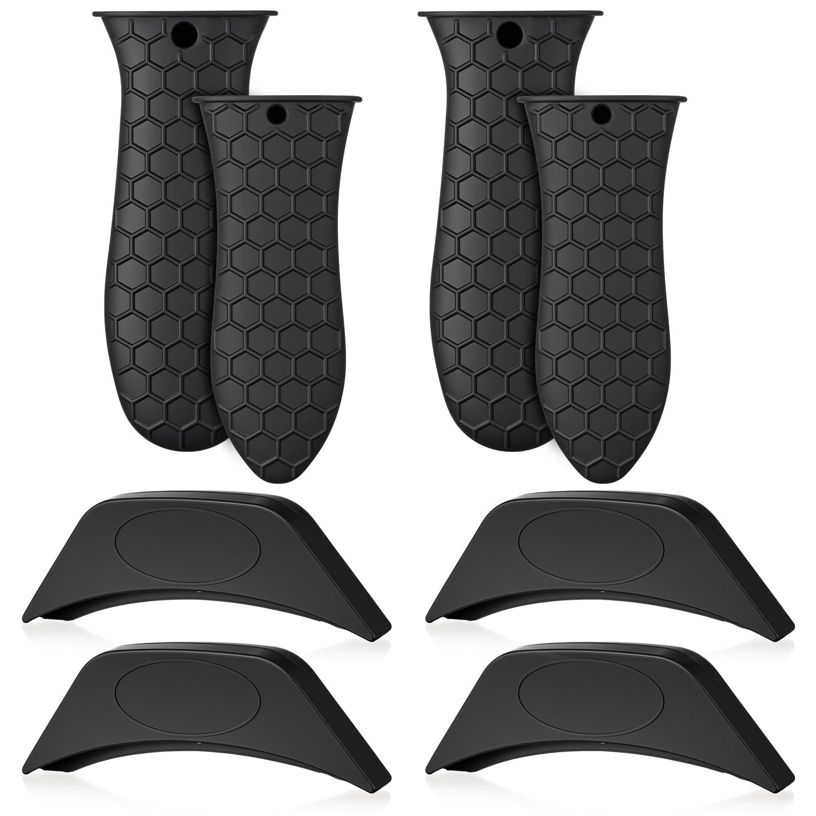 Ferrochef 8 Pcs silicone pot holders set package contents