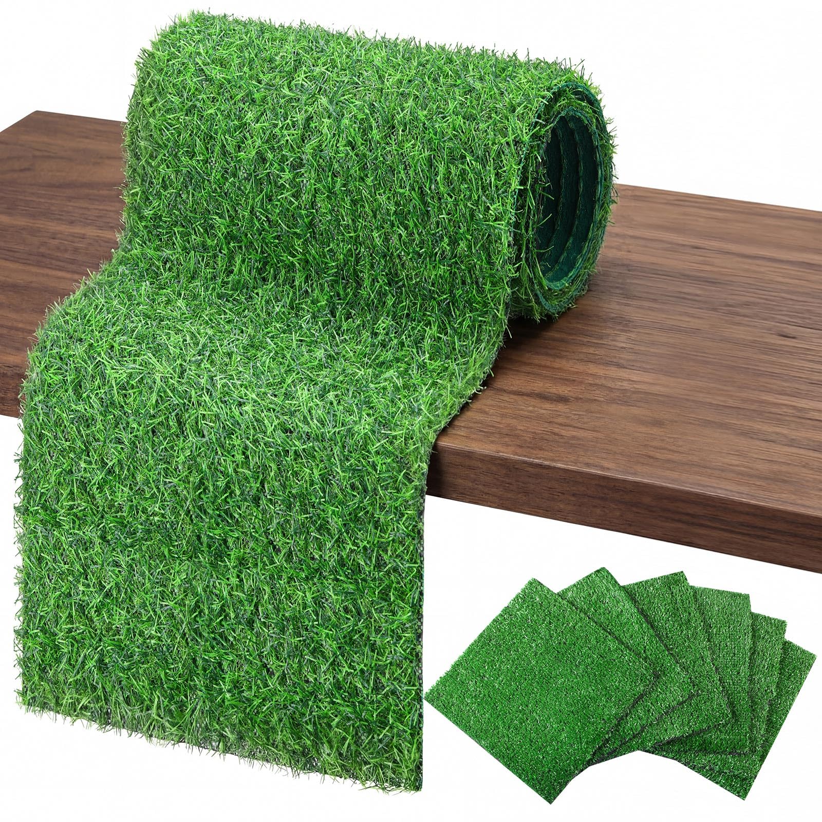 Ferrochef artificial grass long table runner 12x36 inches