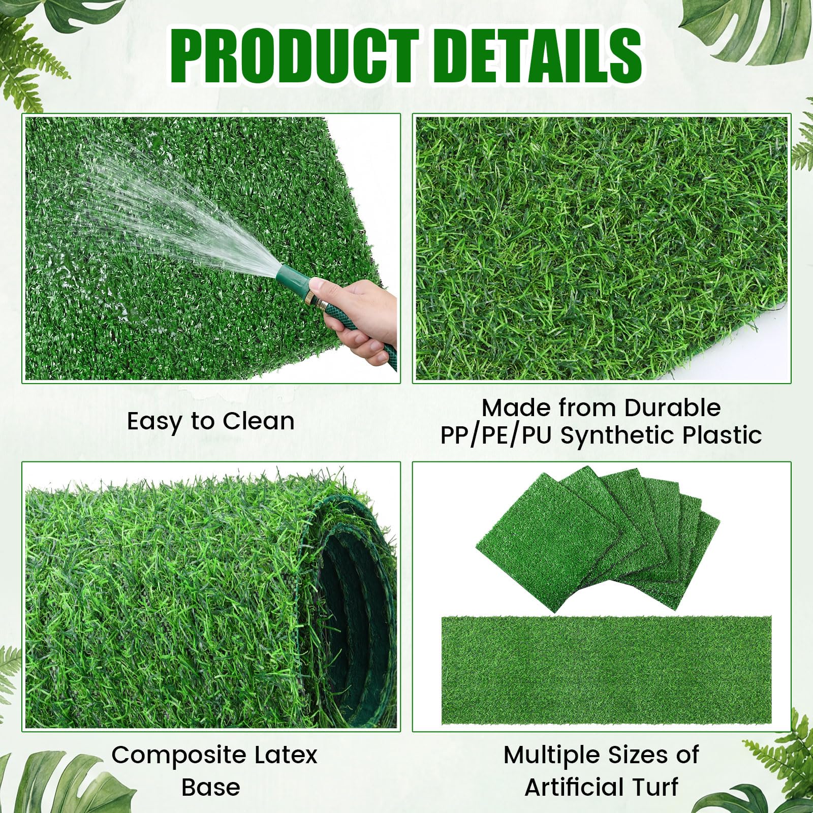 Washable turf table decor for golf themed party