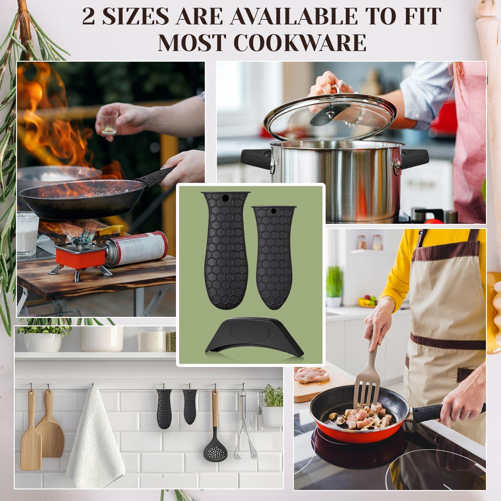 Ferrochef silicone pot handle cover pack