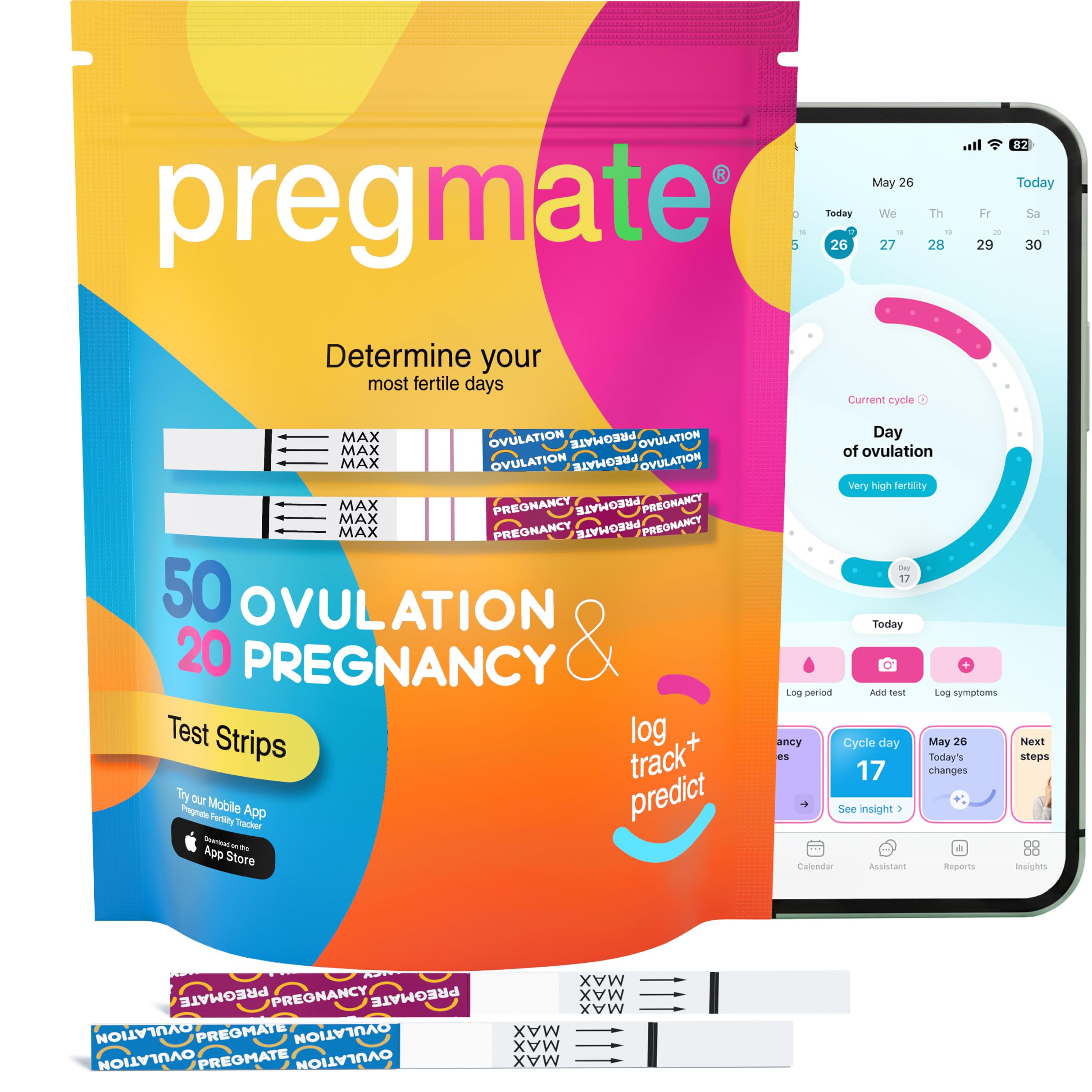 Ovulation and pregnancy tests kit by Pregmate