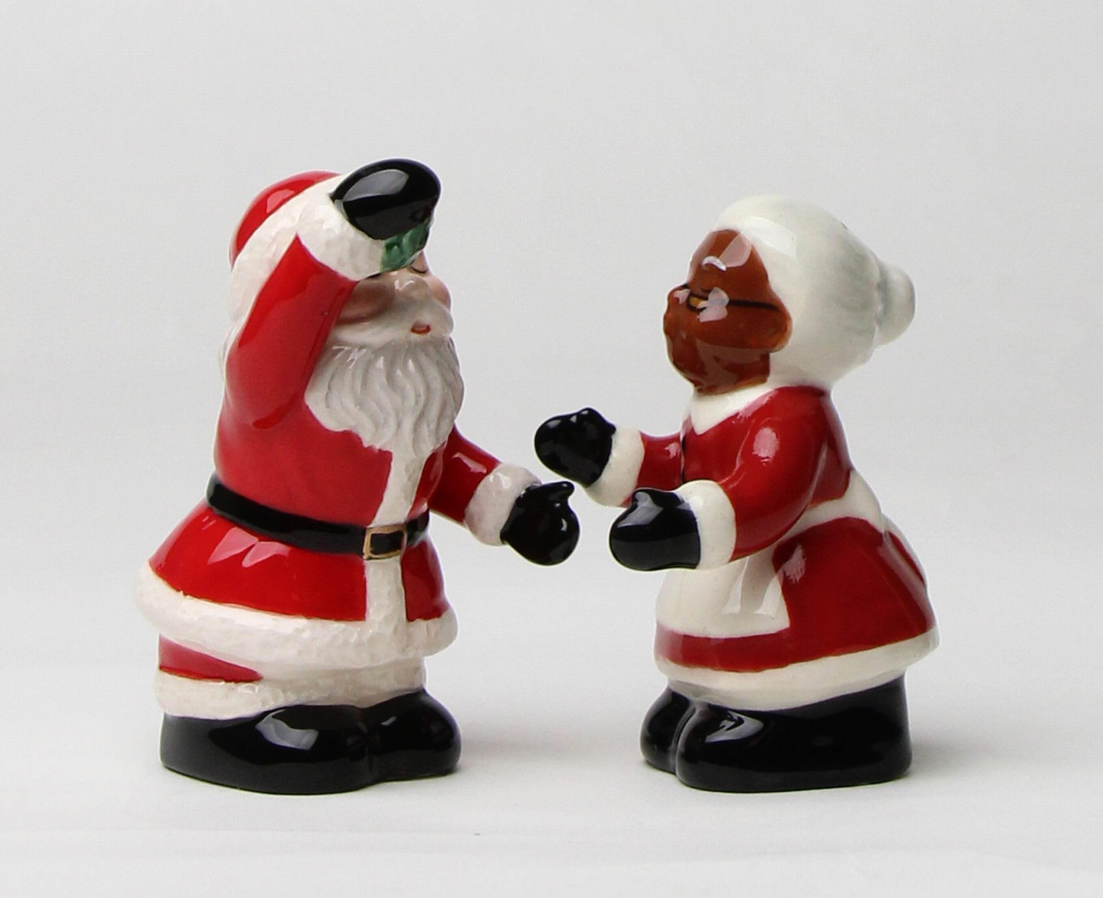 3-5/8 inch tall ceramic salt pepper shakers