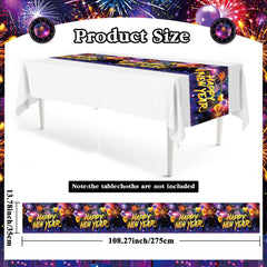 6-pack table runner set for Christmas and winter gatherings
