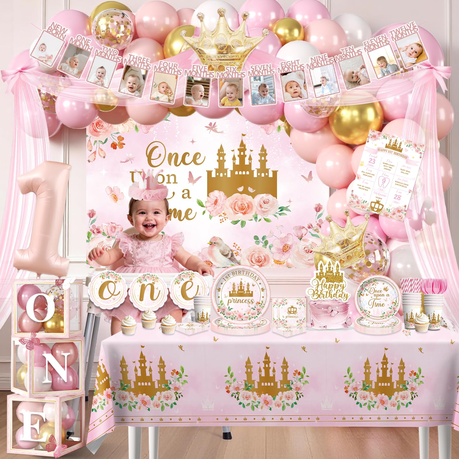 high chair banner included with milestone card
