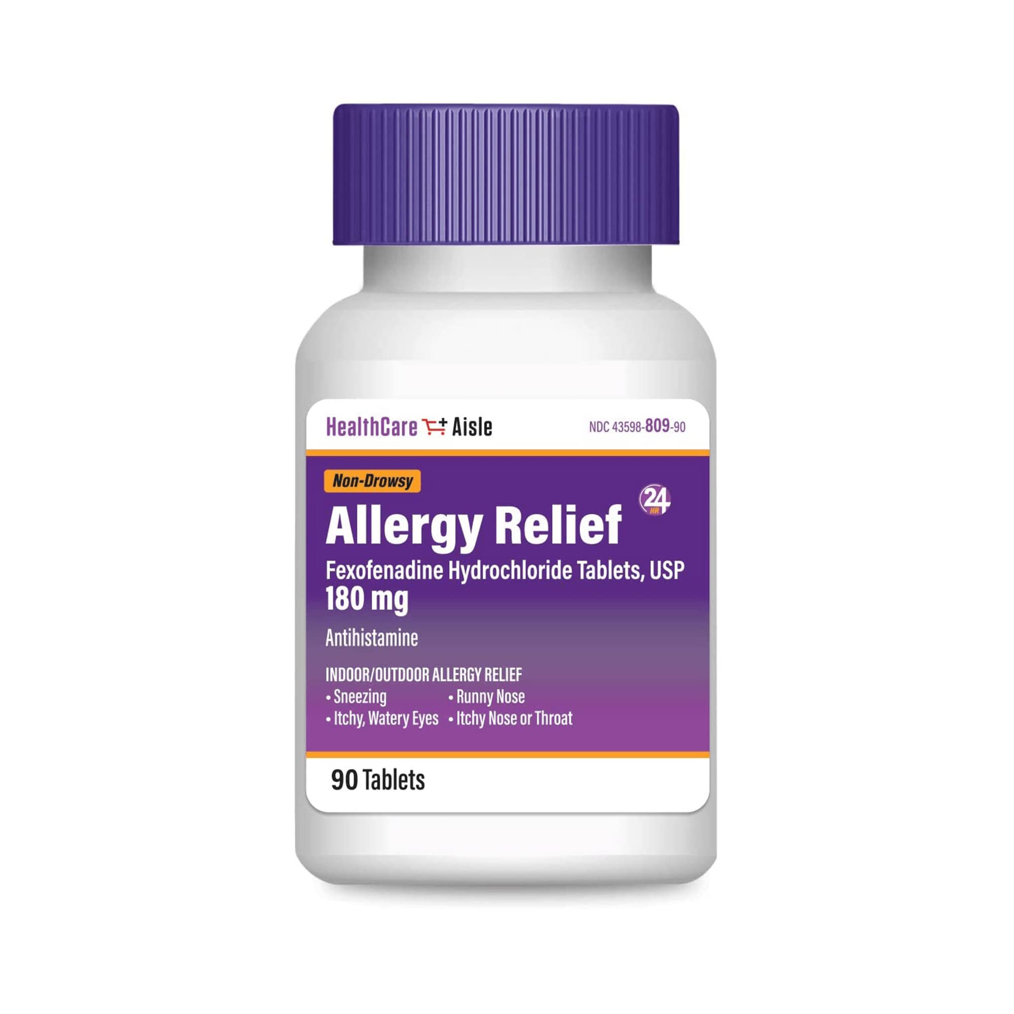 180 mg fexofenadine hydrochloride allergy relief HealthCareAisle