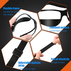 Adjustable frame 8.5 x 2 inches with 13-24 inch strap