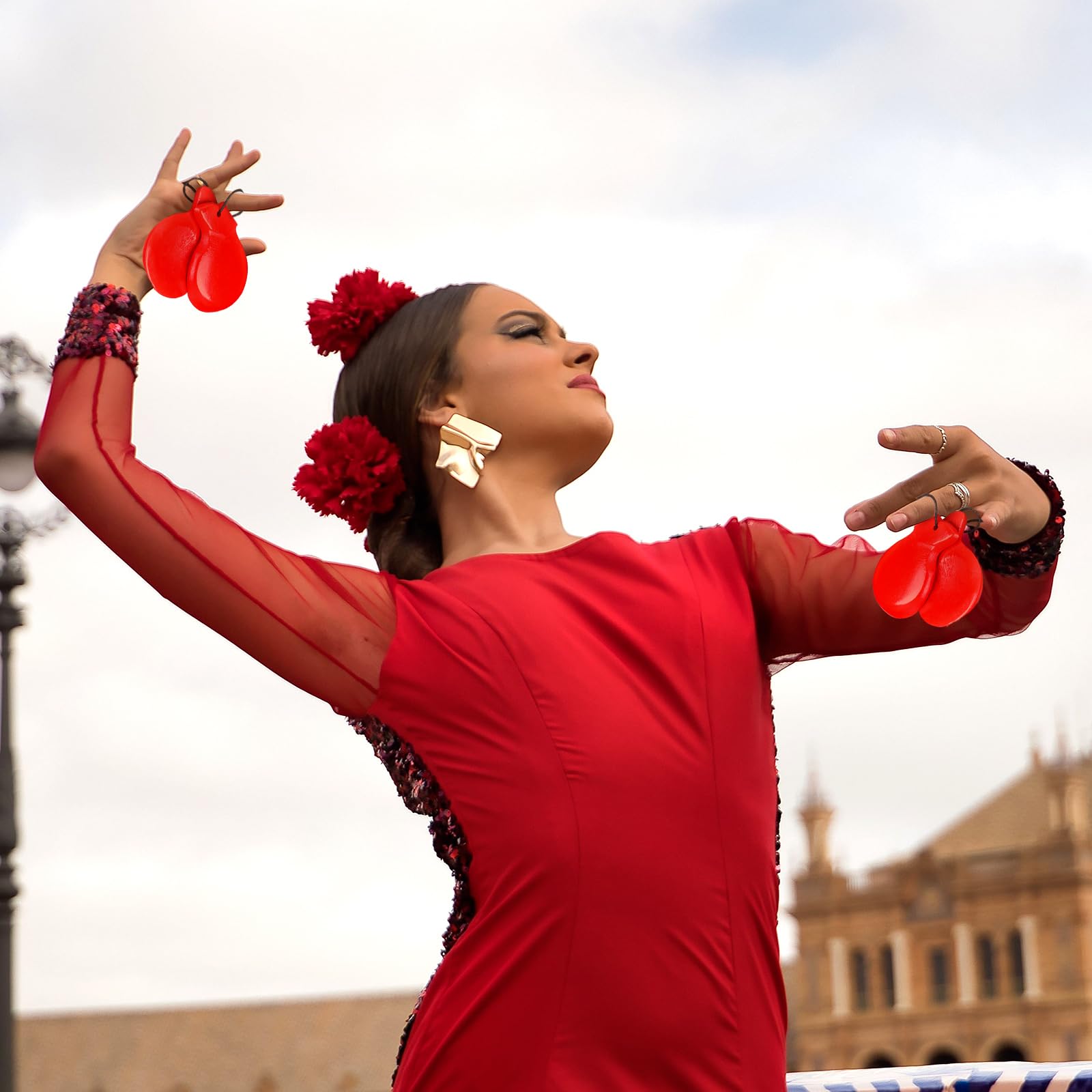 Fiada castanets 4 color options for adults and kids