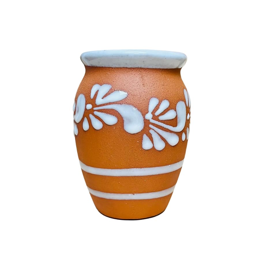 Tall 5 in cantarito cup crafted in Mexico