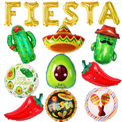 Fiesta Party Decorations Set pack of 15 balloons and decor