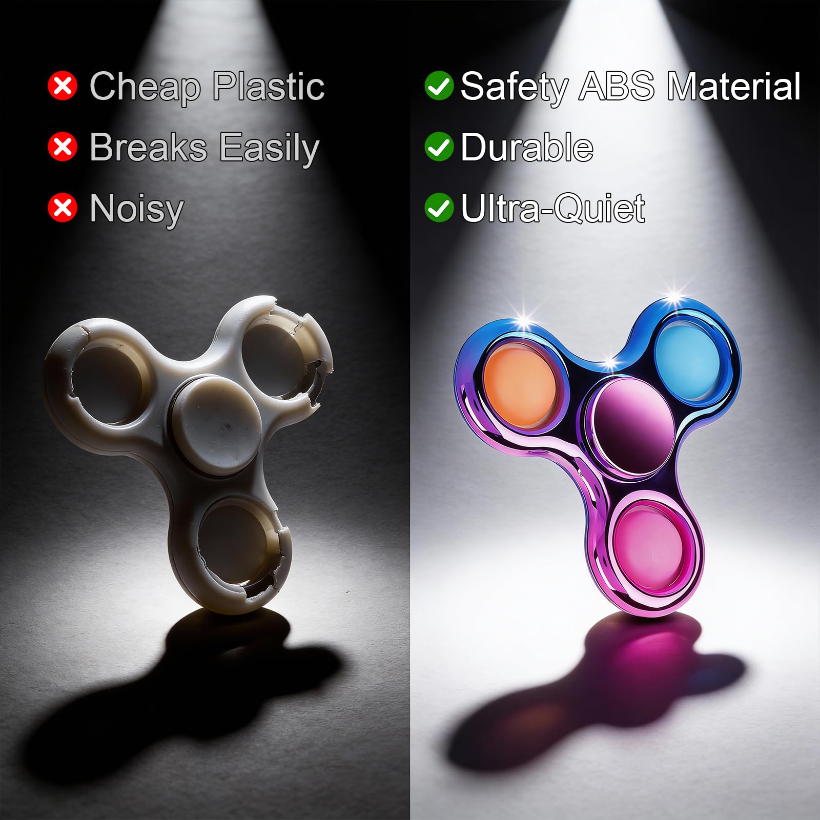 Figrol pop fidget spinners for kids and adults in use