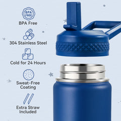 12 oz capacity kid water bottle for school