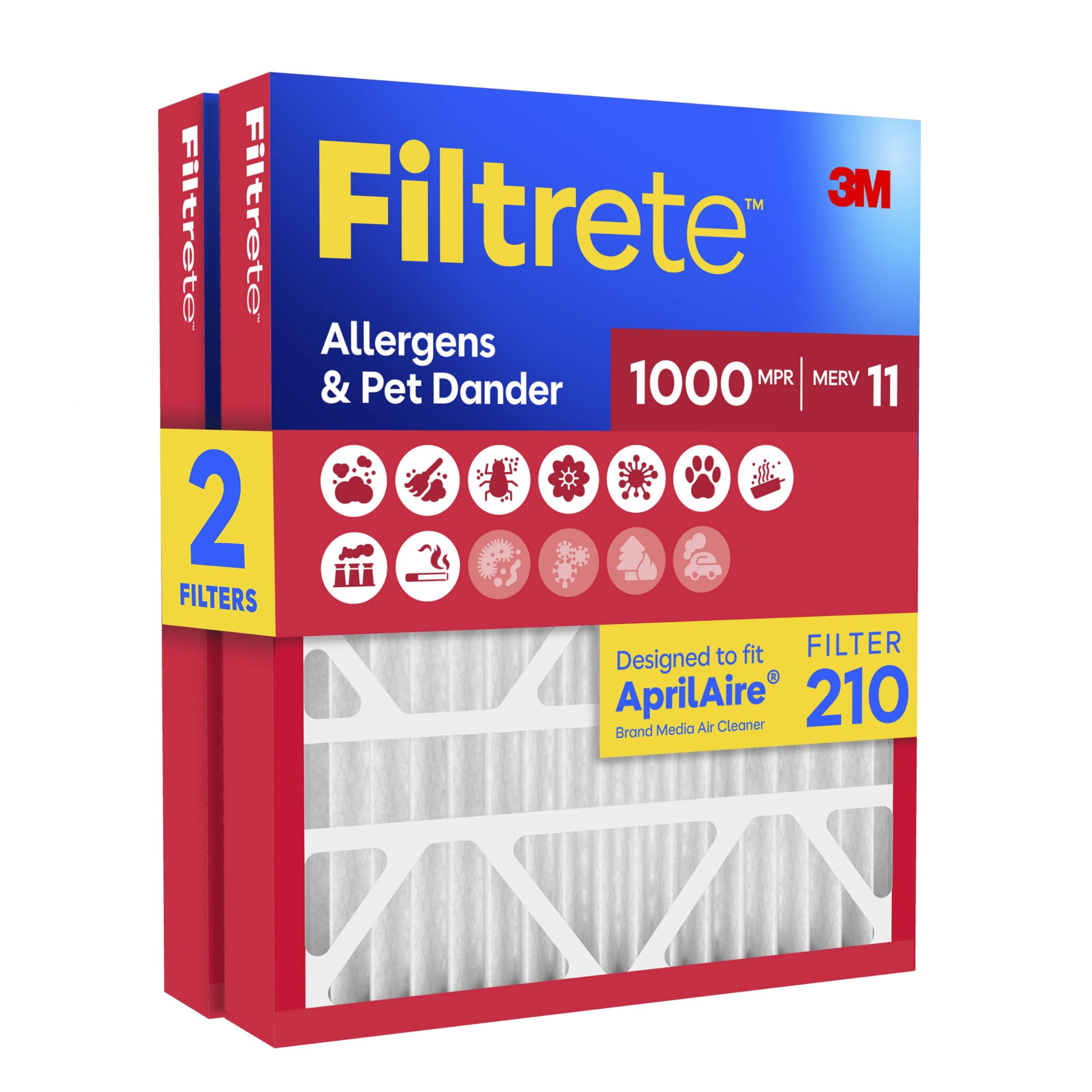 Filtrete 210 air filter replacement for AprilAire units