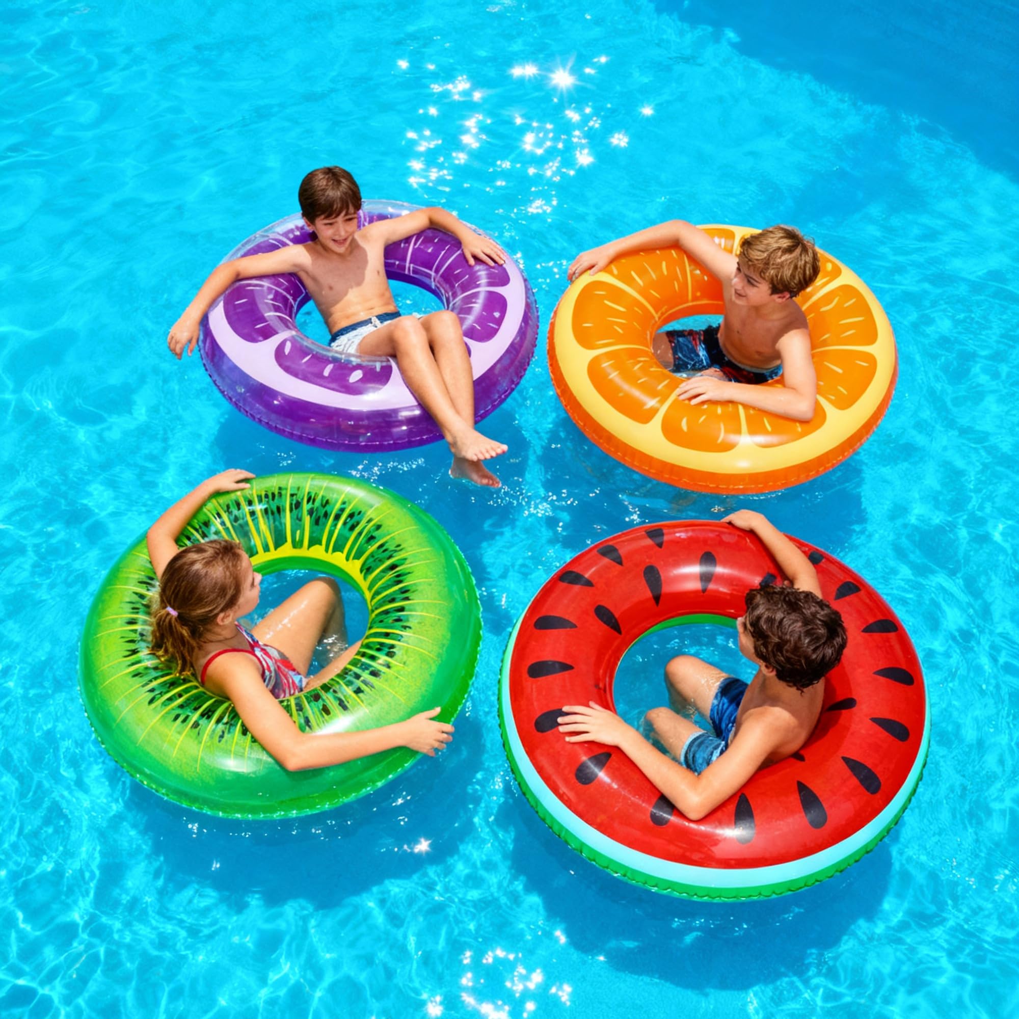 FindUWill fruit pool float watermelon tube