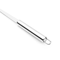 Fine mesh strainer separates grease foam and grains