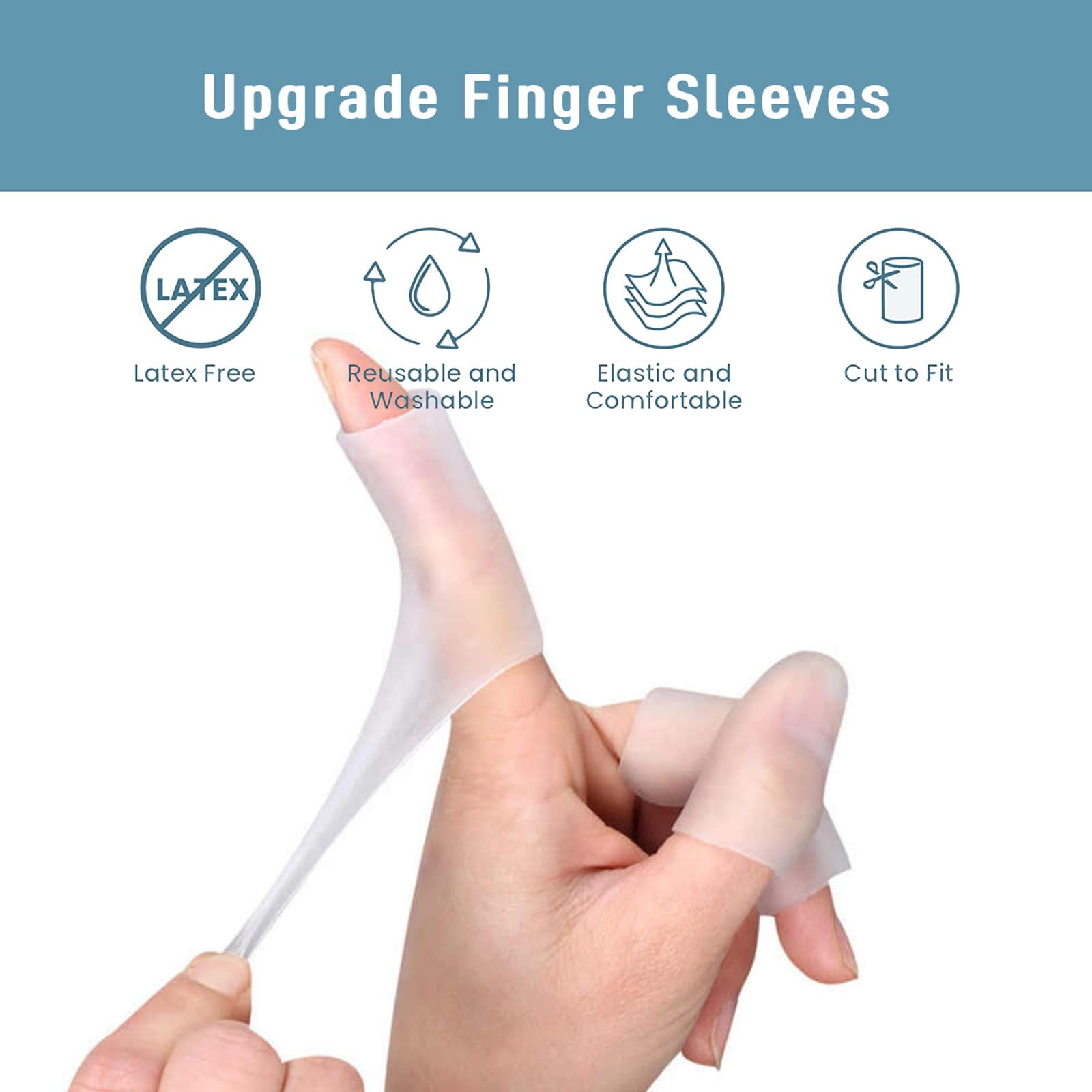 Finger caps protecting nails cracks and ingrown nails