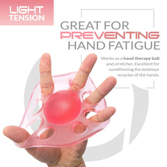 Finger Exerciser Hand Strengthener light tension pink