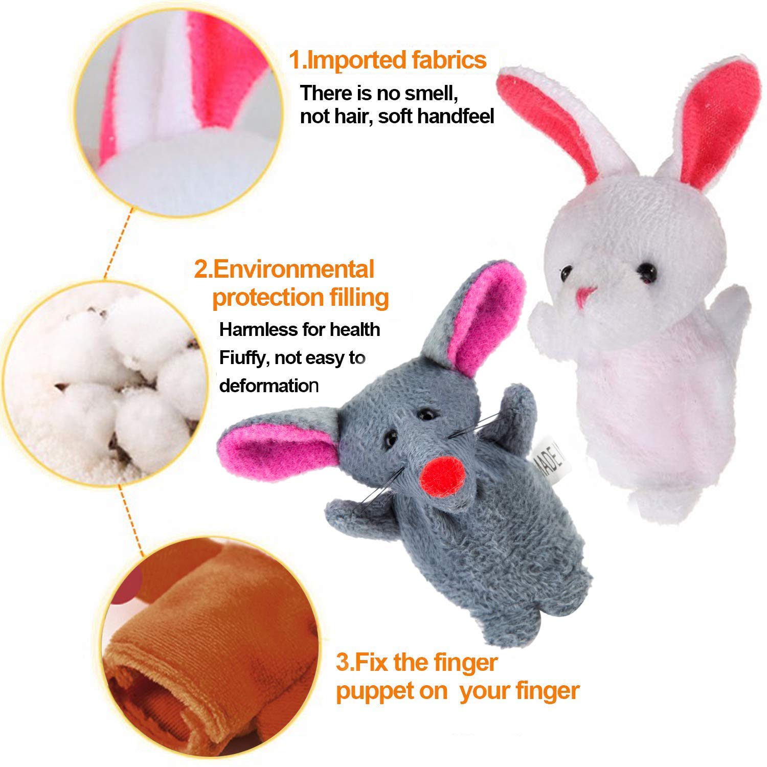 Tiger finger puppet from 12Pcs Finger Puppets Set