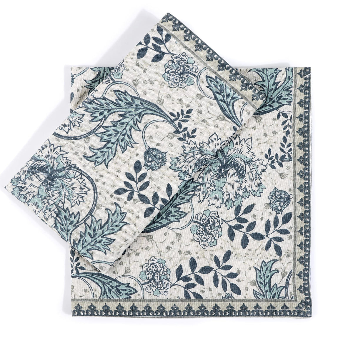 FingerCraft Cloth Napkins set of 12 20x20 inch cotton linen blend
