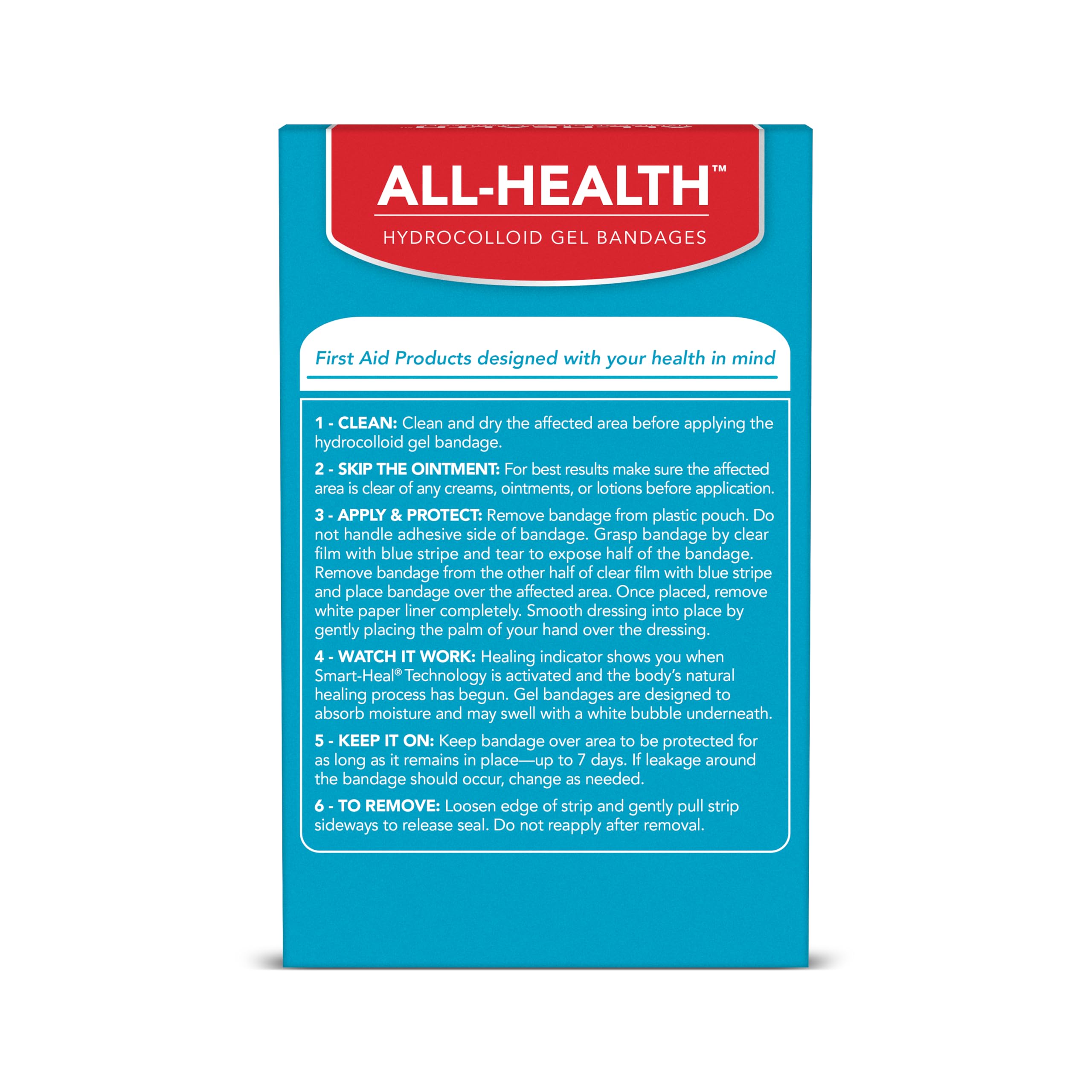 Fingers & Toes hydrocolloid gel bandages 8 Count product box