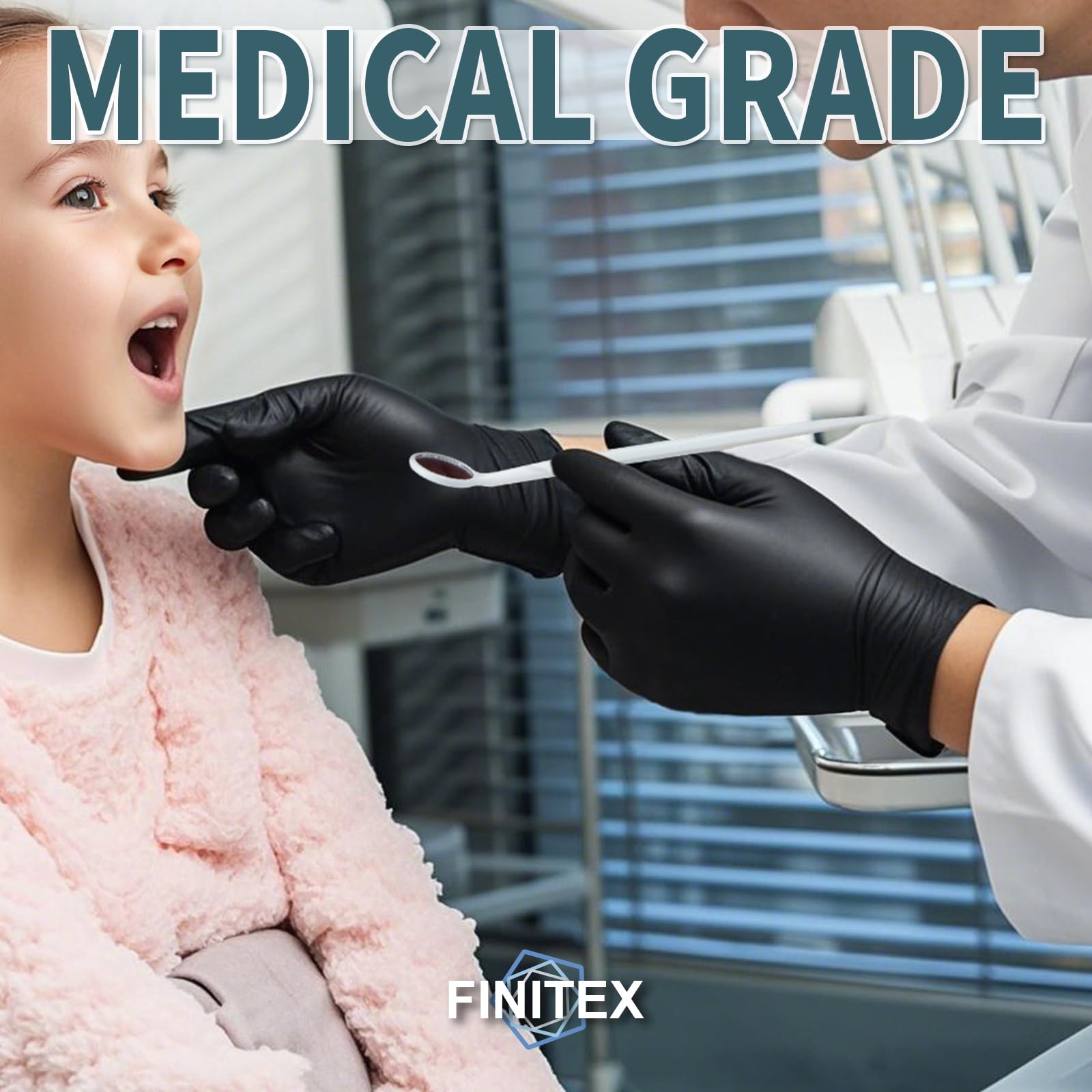 FINITEX nitrile gloves 5mil medical exam 100pcs