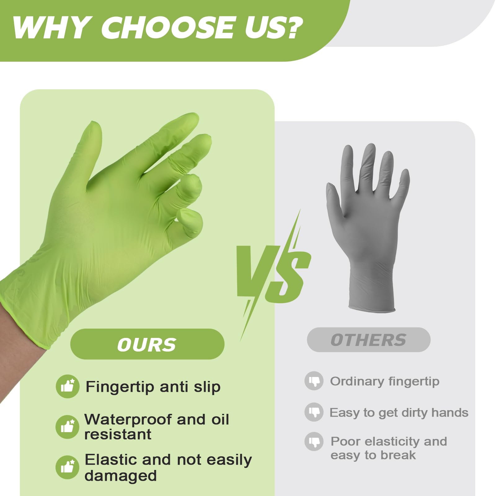 FINITEX nitrile gloves for cleaning and work tasks