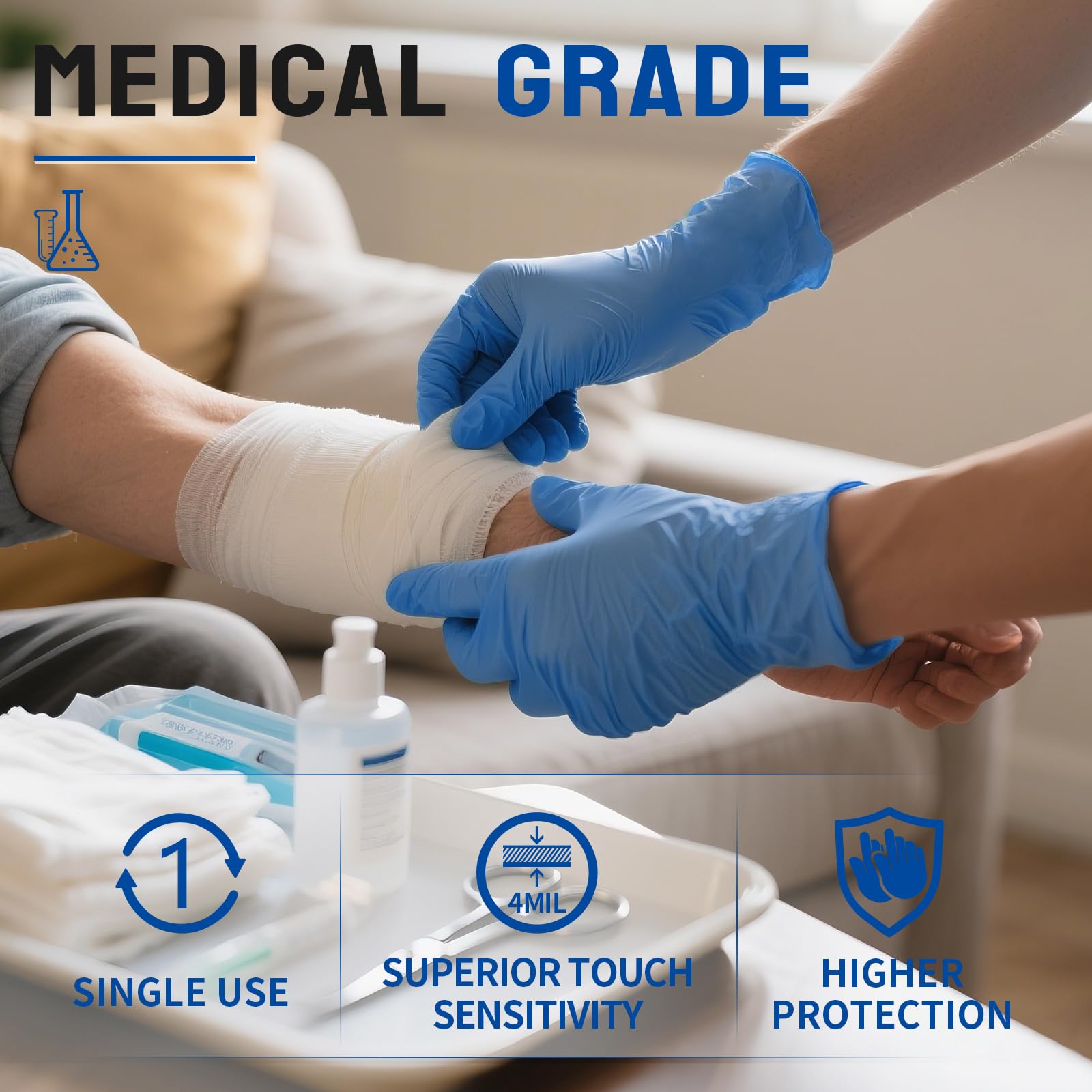finitex nitrile disposable gloves for food handling