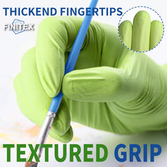 FINITEX nitrile gloves durable design close-up