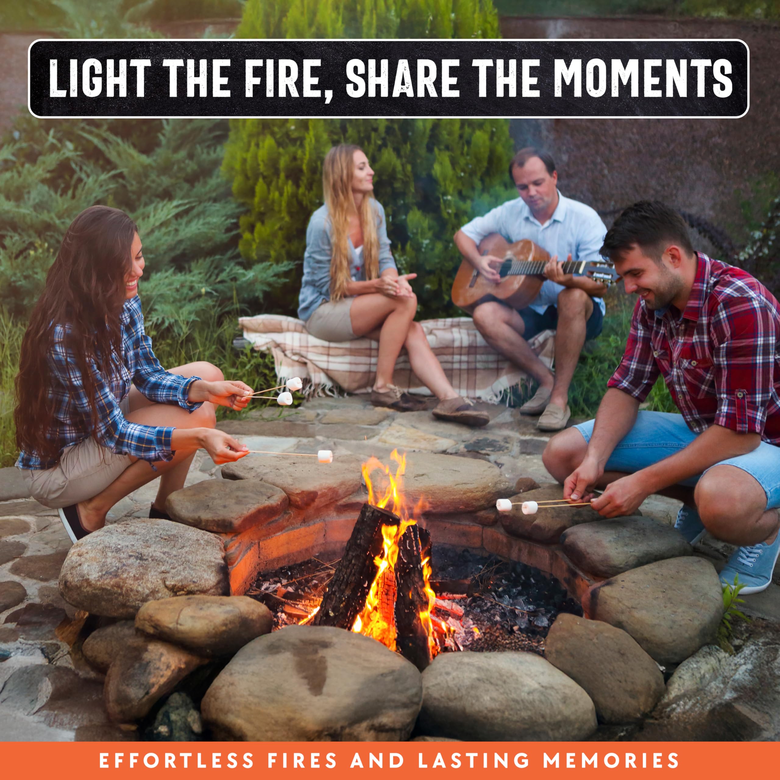 All-weather fire starter lights even when wet