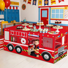polyester firetruck tablecloth colorfast washable